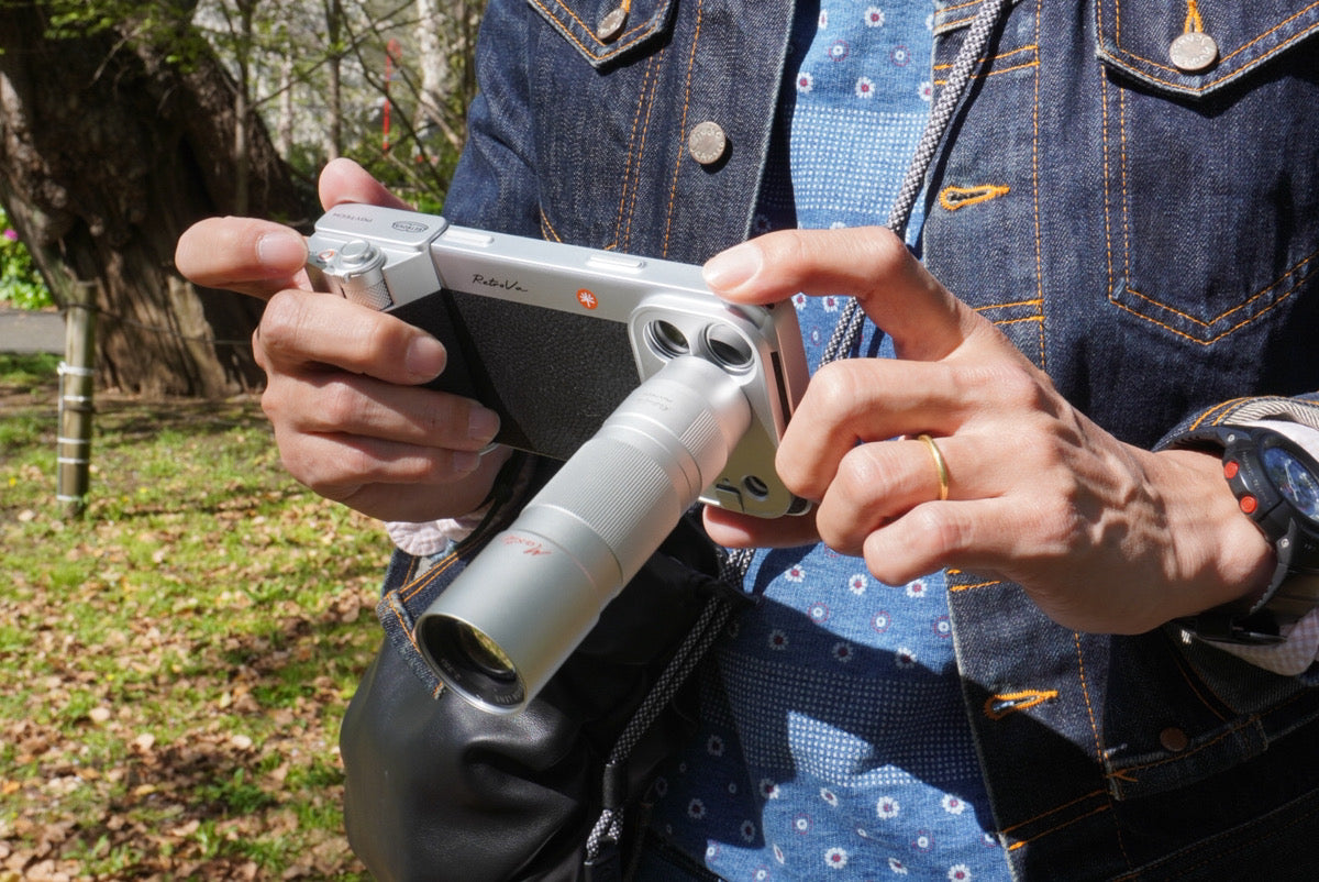 自撮りOK！Wi-Fi機能あり！ PGYTECH RetroVa オールインワンセットレビュー│iPhoneの望遠撮影を