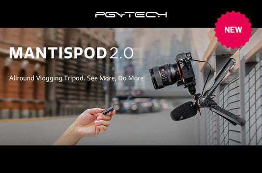 独創的な自撮り/Vlog撮影ができるスマホ・ミラーレス対応の撮影ツール「PGYTECH MANTISPOD 2.0」を11月22日に発売