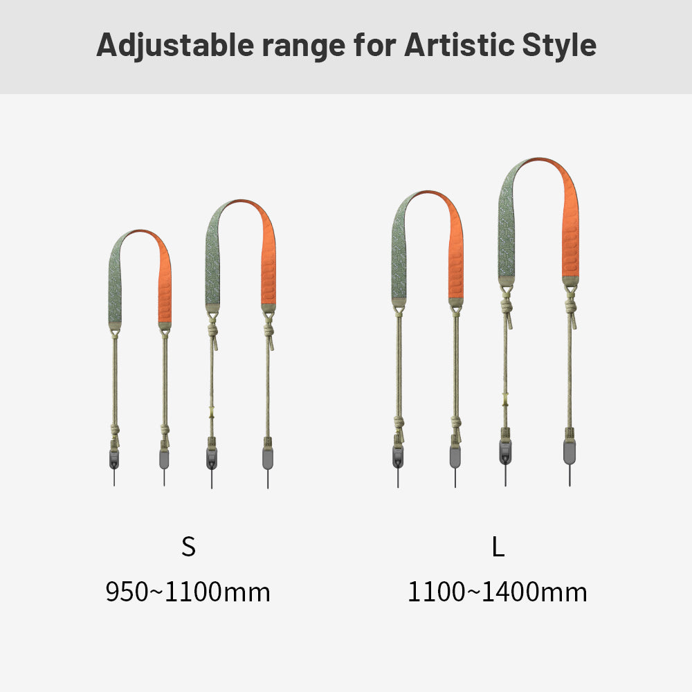 カメラショルダーストラップ エア Lサイズ (モダンアート)