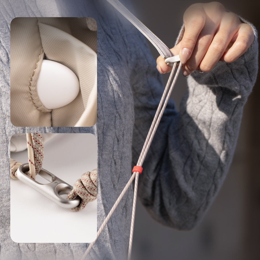 OneGo Casual クロスボディ フォンバッグ (ムーンリットグレー)