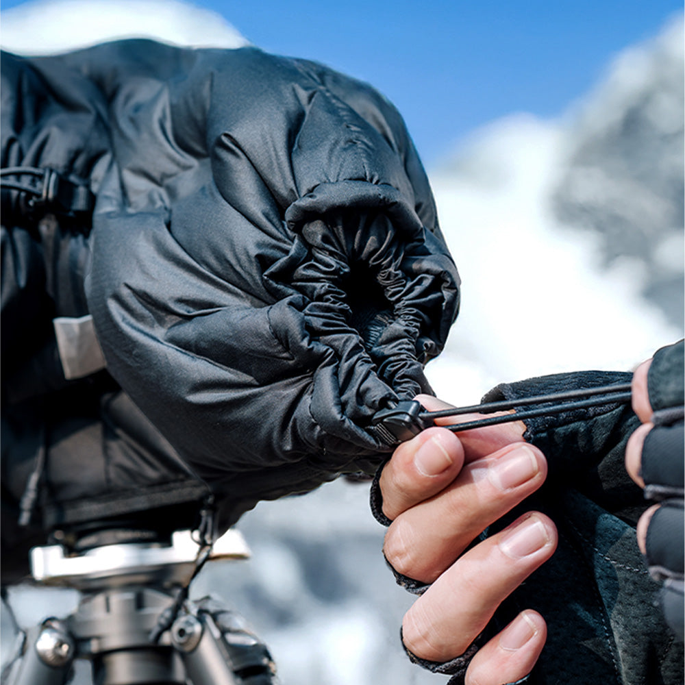 カメラ防寒ウォームカバー (望遠レンズ対応)