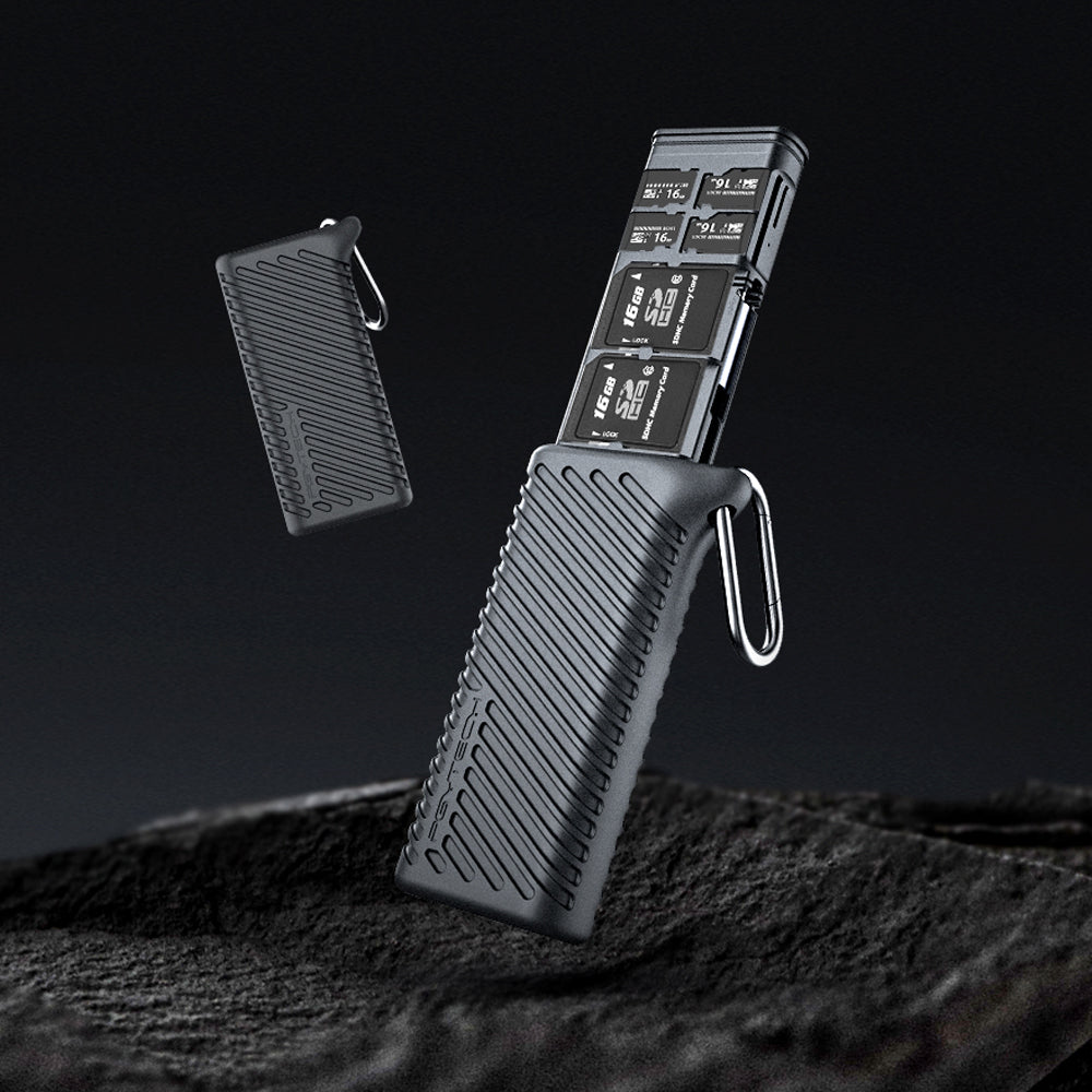 【予約】CreateMate 高速カードリーダー内蔵ケース SD/microSD(ブラック)