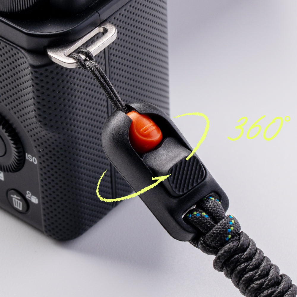 【予約】カメラストラップ スリム (オーロラブルー)