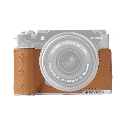 レザー カメラケース (FUJIFILM X-M5用 / クレイブラウン) – PGYTECH レザー カメラケース (FUJIFILM X-M5用 / クレイブラウン) – PGYTECH