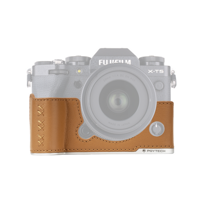 レザー カメラケース (FUJIFILM X-T5用 / クレイブラウン) – PGYTECH レザー カメラケース (FUJIFILM X-T5用 / クレイブラウン) – PGYTECH