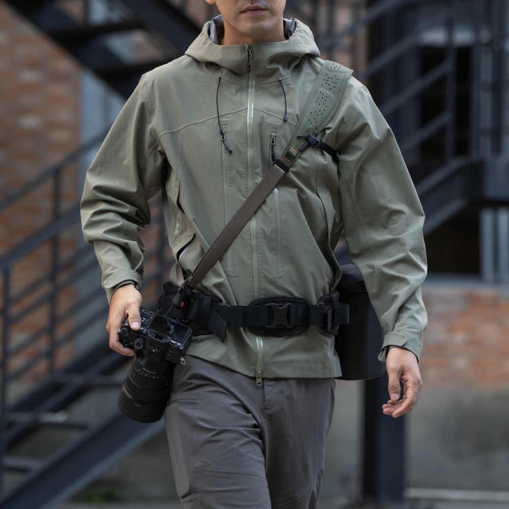 OneMo フォトグラファーズ ウエストベルト (ダークナイトカモ)