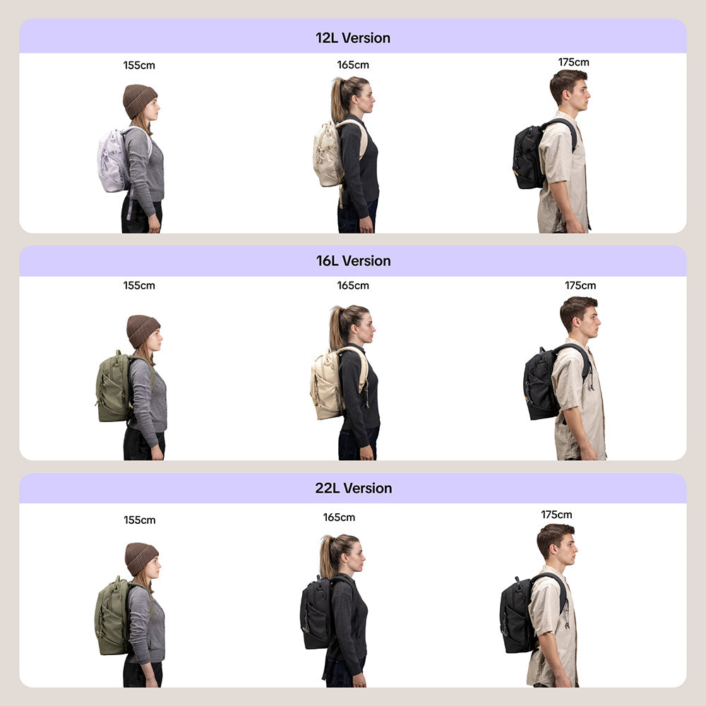 OneGo Lite Backpack 12L (ライラック)