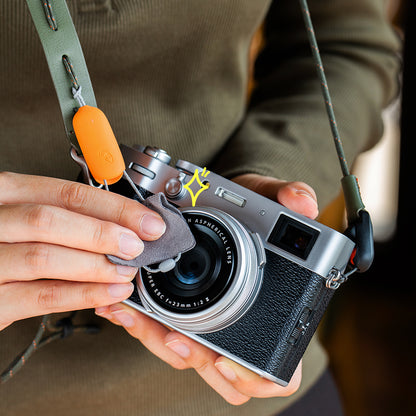 【予約】カメラストラップ スリム (ミッドナイトブラック)