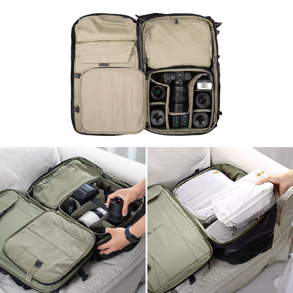 OneMo Travel Backpack 35L (トワイライトブラック)