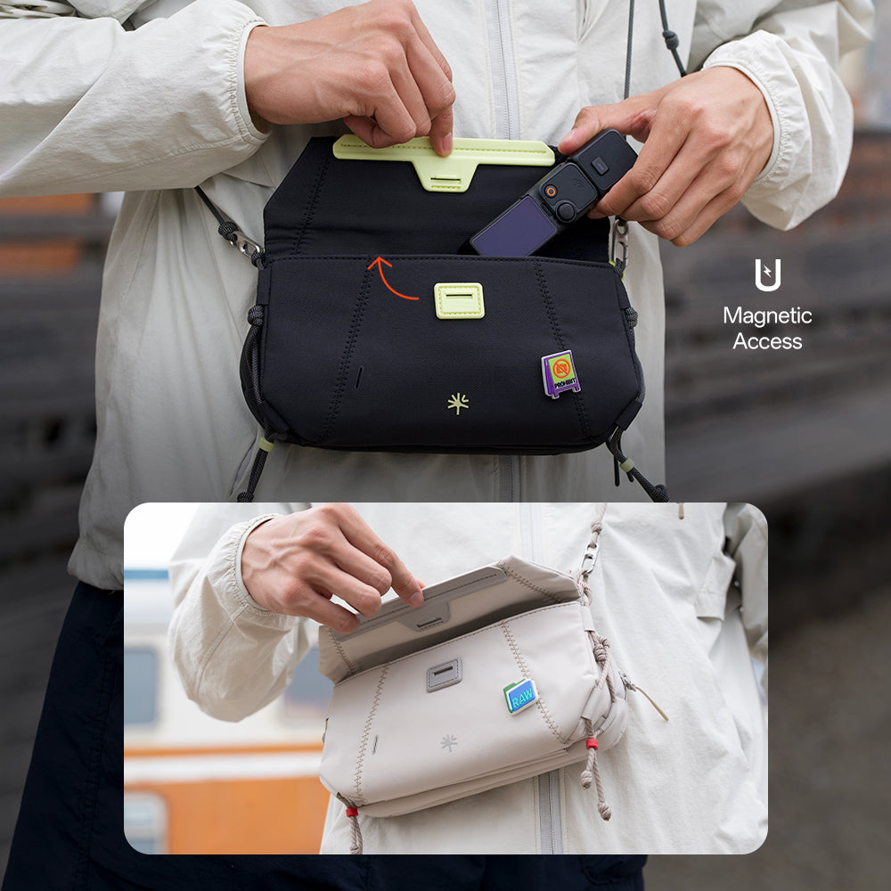 OneGo Pocket スリングバッグ (ミストホワイト) – PGYTECH-JAPAN 公式