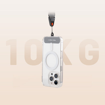 LinkGo スマートフォン ストラップ (ミスティ グレー)