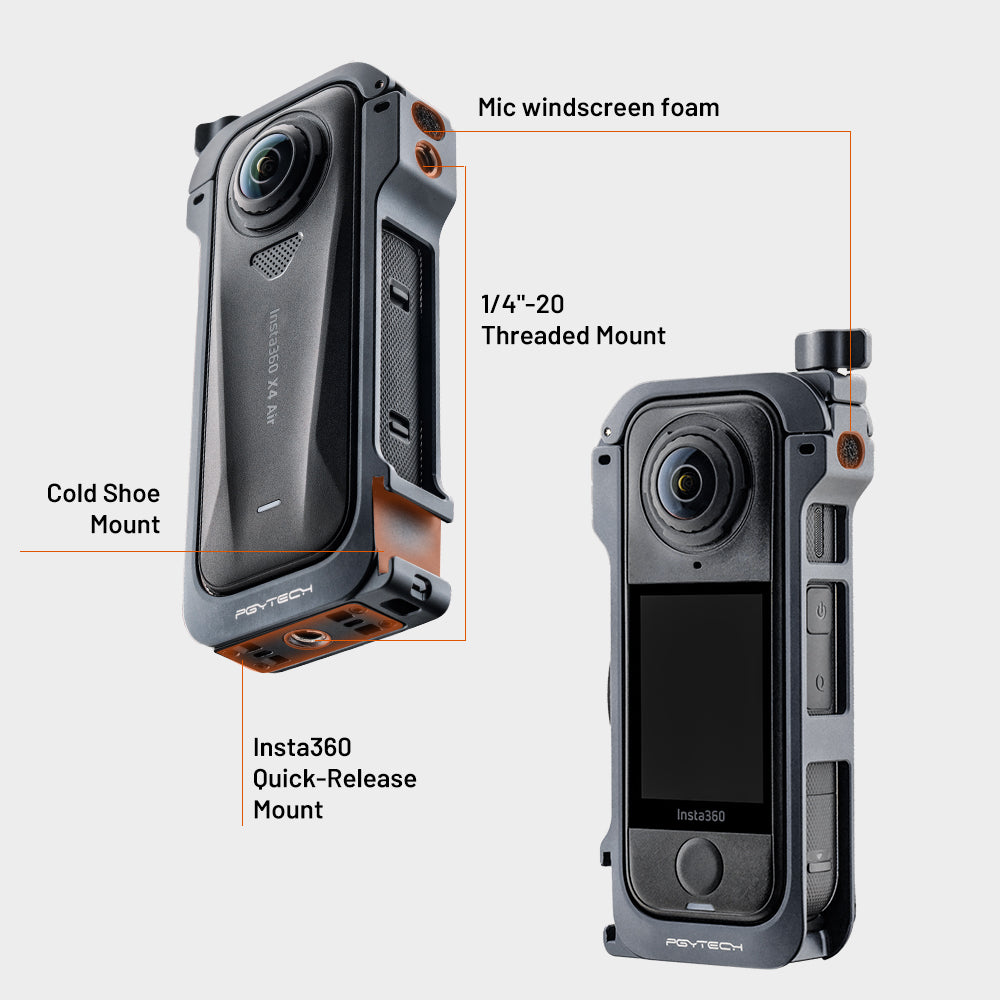 【予約】Insta360 X4 Air用 カメラケージ