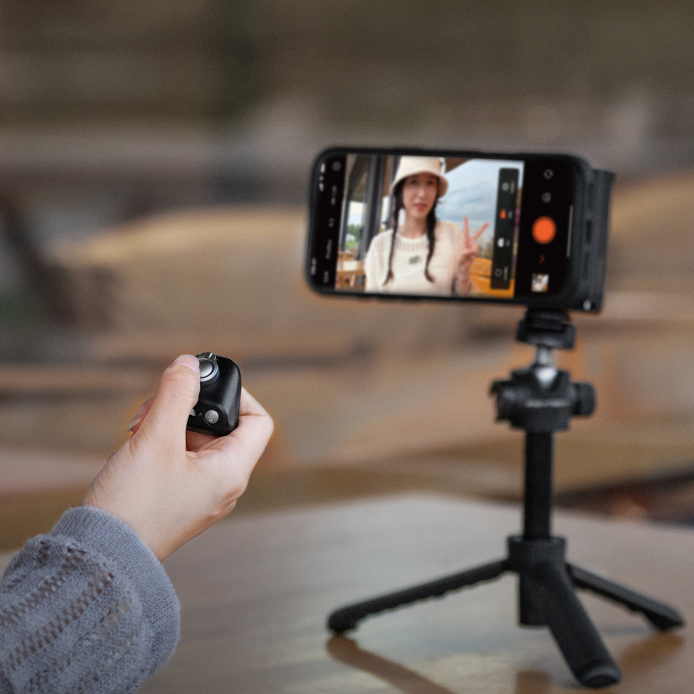 MagCam 2 スマートフォン グリップ (クラシック ブラック) – PGYTECH