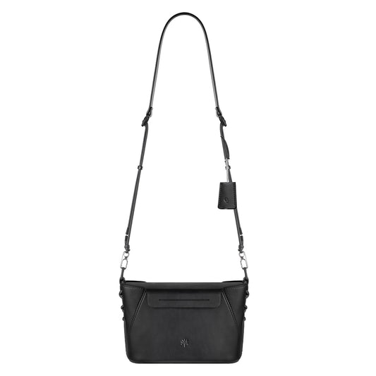 OneGo Classic クロスボディ フォンバッグ (エレガントブラック)