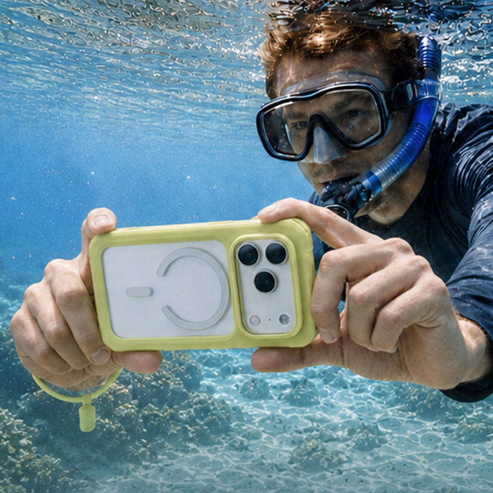 防水撮影ケース (iPhone 17 Pro用 / ミッドナイトブラック)