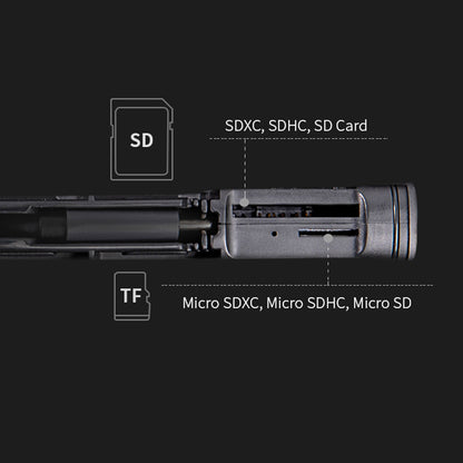 CreateMate 高速カードリーダー内蔵ケース SD/microSD(ブラック)