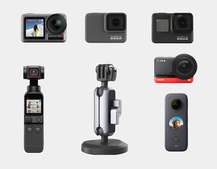 PGYTECH (ピージーワイテック) | アクションカメラ用 粘着マウント | GoPro シリーズ, Insta One R/X/X2, Osmo Pocket/Pocket 2, Osmo Actionのようなアクションカメラに最適です
